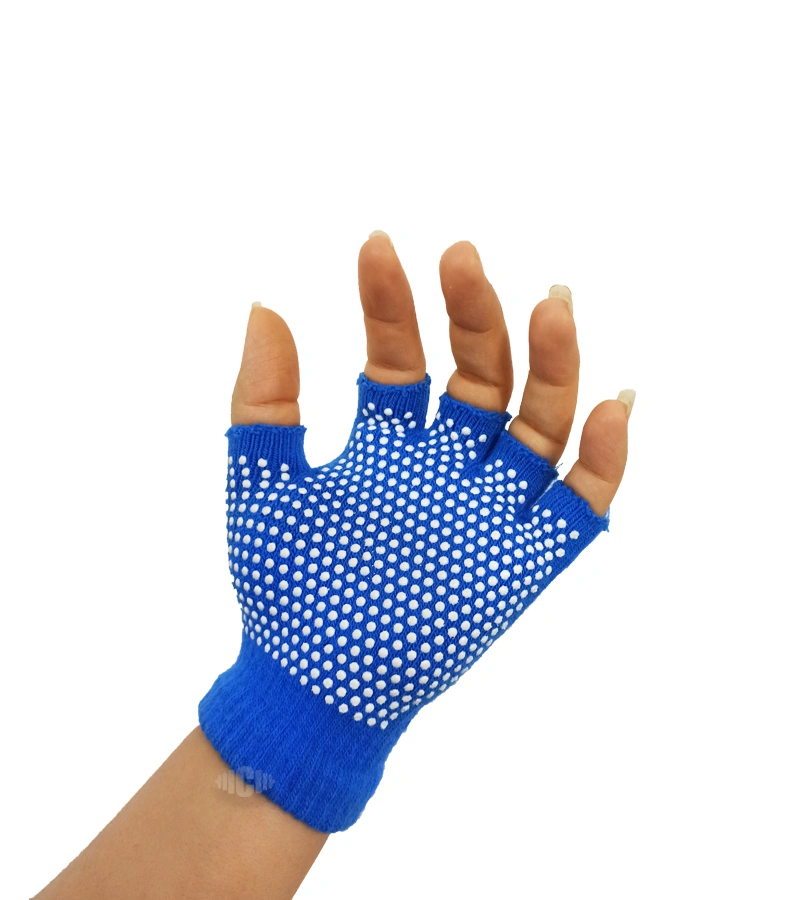 دستکش یوگا رنگ آبی